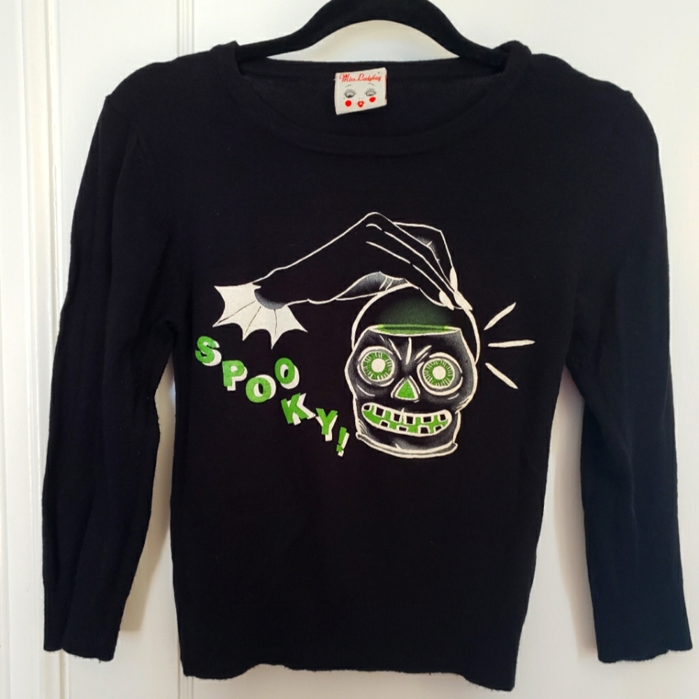 Miss Ladybug Spooky sweater